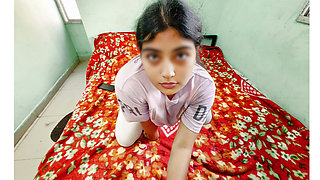 Desi Beautiful 18+ Tight Pussy Fuck Xxxx, Home alone Stepsister Fuck so hard by stepbrother's BBC