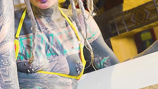 I Fuck Myself in the Bathtub Anal Until I Squirt - Anuskatzz Solo Female Masturbation with Dildo