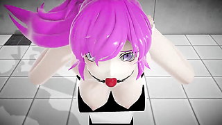 Rwby Yang Xiao Nude Doggystyle Sex Hentai Training Machine Bondage Mmd 3D Purple Hair Color Edit Smixix