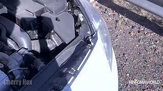 I Cum On His Face In Public, In The Middle Of The Street With Cars Watching!
