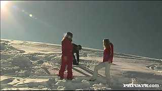Members of the Ski Rescue Patrol Find a Stranded Skier and Screw Him - Private Porn Sex Videos