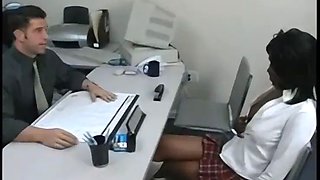 Innocent student gets a dick drilled in her tight slit
