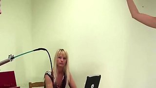 Ines3 Spanking Machine - Breast Whipping With Megan Cox