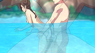 House chores in underwear while getting down with Naruto and Hinata