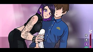 Two horny babes emo and princess in a wild cartoon adventure by Loveskysan69real