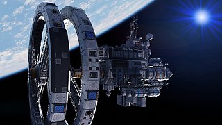 Nexus 3 3D animation fuck on space station with sexy blonde