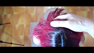 MILF with Sunglasses Gives a Blowjob with a POV Facial