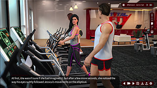 Whispers of Desire 7 Sarah and Alex Went to the Gym with Jessica