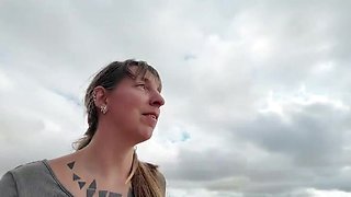 Goodgirlanddad Outdoor Fuck in Muddy Puddle - Blowjob, Doggystyle & Squirting with Big Natural Tits MILF