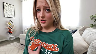 Virgin Sis’ Tight Pussy Rides Stepbro’s Cock in Practice