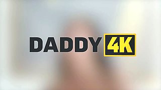 Daddy4k. lusty girlfriend had a vibrator game and then continued fellating daddy's thick schlong