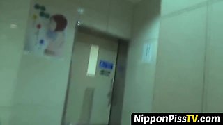 NipponPissTV.com - Urinating Chinese stunner luving her time in public toilette openly