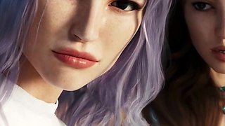 Cybernetic Seduction by 1thousand - Hot Brunette Pleasing Herself (4)