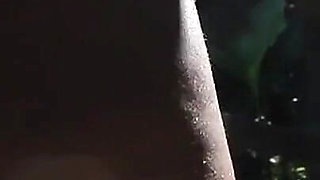 19 Year Old Ebony Babe Getting Fucked in Public Stairway