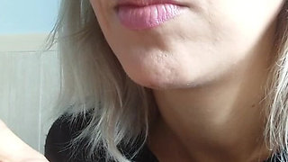 Smoking During a Private Moment