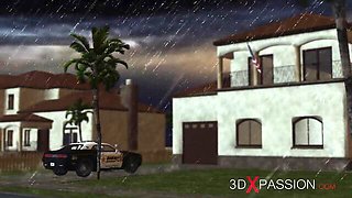 Wet baby's 3d porn sex