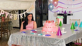 Bridgette B's Festive Surprise in a Wild Celebration