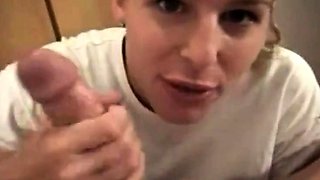 Big-Titted Blonde Amateur Loves a Mouthful