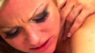 Stacey masturbates her and offers him a hot blowjob