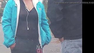 Hidden Camera Seduction: Lucky Pedestrian Gets Surprise Street Fuck