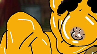 Redneck's Wife. Cartoon. Animation