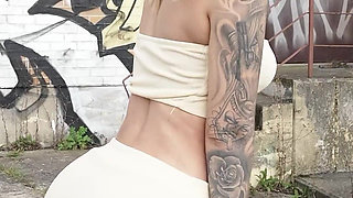 German Scout - Tall Latina Teacher Molly Smith Pick up for No Condom Casting Fuck