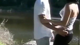 Veru nice cuttie got fucked by the lake
