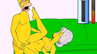 Homer's Happy Chance - Sex POV Cartoon P70 by Misskitty2k