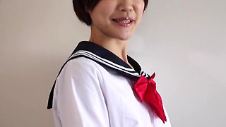Miko Kurozuki - Japanese School Girl Gets Bondage And Rou