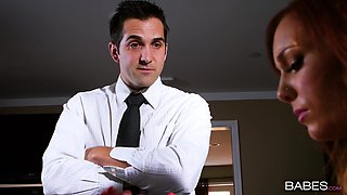 Delightful seductress Dani Jensen exciting sex scene