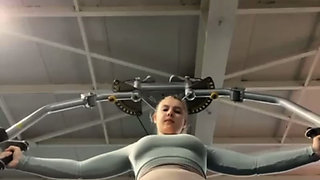 Workout and sex in the gym