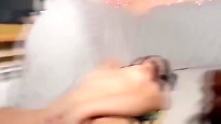 Bursty College Whore Fucked and Creampied by her Course Mate for Cash