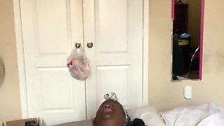 Cumming Hard with Double Dildo