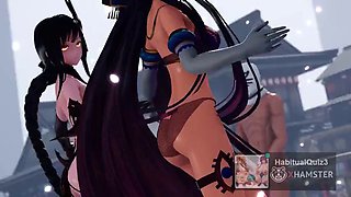 Mmd r18 Gokuraku Jodo YYB Kawaii Strike sport amazon mercilessly fuck hard this 3d hentai cum swallowing MILF