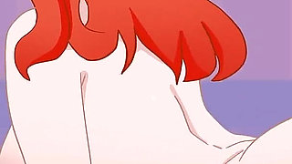 Red-haired Daphne Takes off Her Panties in the Toilet in Front of an Unknown Guy Without Complexes! Scooby-doo. Hentai Cartoon