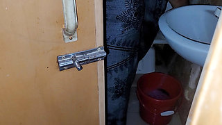 My stepsister was taking a shower with the door open and I was peeking in.