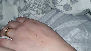 Step mom is going through the Lovense app and handjob step son