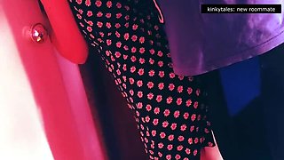 Stepsis Diary: Caught My Stepsister Spying On Neighbors Fucking - Unprotected Creampie Sex