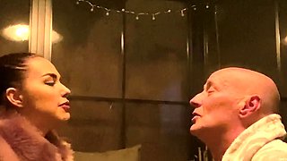 European Amateur Gives Wicked Head Outdoors In Public
