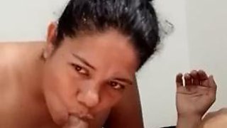 Wife deep throat