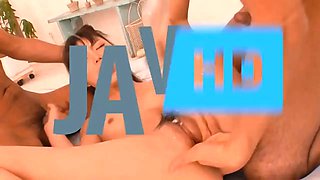 Amazing Hardcore Creampie: Hot Asian MILF Gets Loaded After Tit Fuck Session
