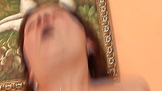 Redhead German granny eats cum after hot fuck