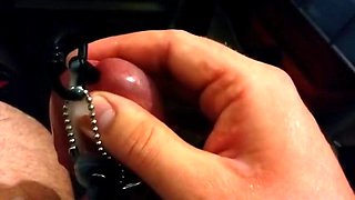 Wank with hot stuff
