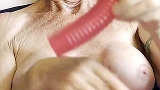 Masturbating with My Pink Dildo