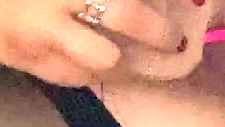 After Being Creampied a Pussy Yes Fucks the Rubber Cock Full of Cum