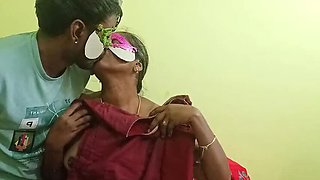 Desi Mahikuma18 Hotmahi Homemade Romance - Cute Masked Wife Pussy Eating Missionary Fucking Climax