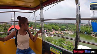 Bubble bootie Thai girlfriend sex at home
