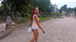 Crocodile feeding and pussy pleasing
