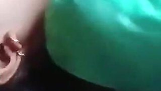 Kissing and Pressing Boobs of Girlfriend
