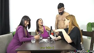 Married Wife Cheats with Two Friends - Hardcore Anal & Cumshot - Soraya Castro & Natasha Fiore